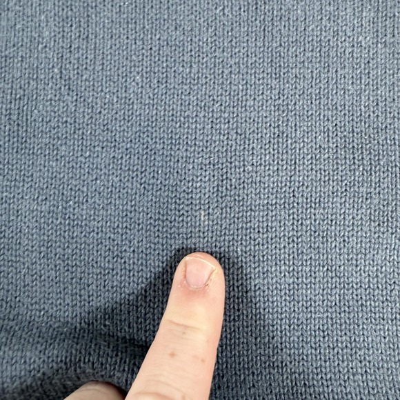 Eddie Bauer Sweater Men‎ XL Blue Knit Vintage Y2K Pullover Long Sleeve Outdoors - Picture 10 of 11